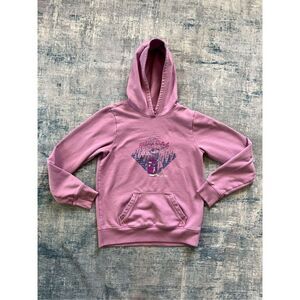 Columbia Lavender Always Outside Hiking Hoodie Sweatshirt Girls Large 14 - 16